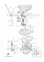 VENTILATEUR D'HUILE pour Yamaha F175 2021