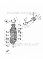 VILEBREQUIN / PISTON pour Yamaha F80 2021
