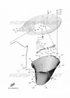 CAPOT INFERIEUR 2 pour Yamaha F80 2021