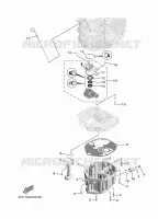 VENTILATEUR D'HUILE pour Yamaha F80 2021