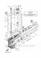 BOITIER D'HELICE ET TRANSMISSION 1 pour Yamaha F80 2021