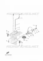 BOITIER D'HELICE ET TRANSMISSION 2 pour Yamaha F20 2021