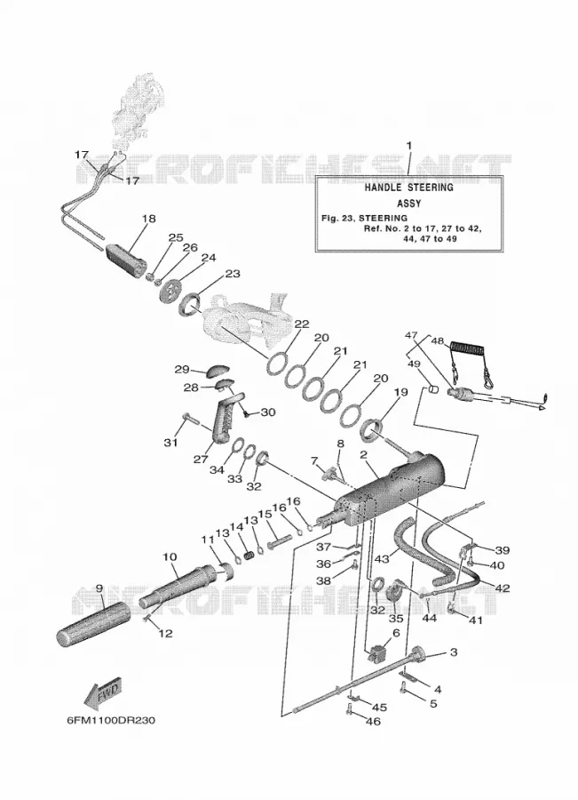 DIRECTION Yamaha OUTBOARD ENGINES 20hp (14.7kW) 2021 F20  F20GWH