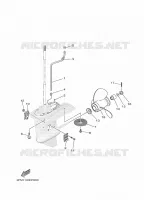 BOITIER D'HELICE ET TRANSMISSION 2 pour Yamaha F20 2021