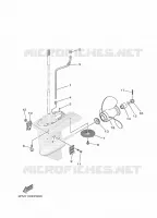 BOITIER D'HELICE ET TRANSMISSION 2 pour Yamaha F20 2021