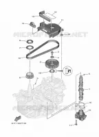POMPE A HUILE pour Yamaha F20 2021