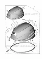 CARENAGE SUPERIEUR pour Yamaha F20 2021