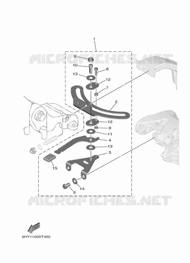 PIÈCES OPTIONNELLES 6 Yamaha OUTBOARD ENGINES 20hp (14.7kW) 2021 F20  F20GEP