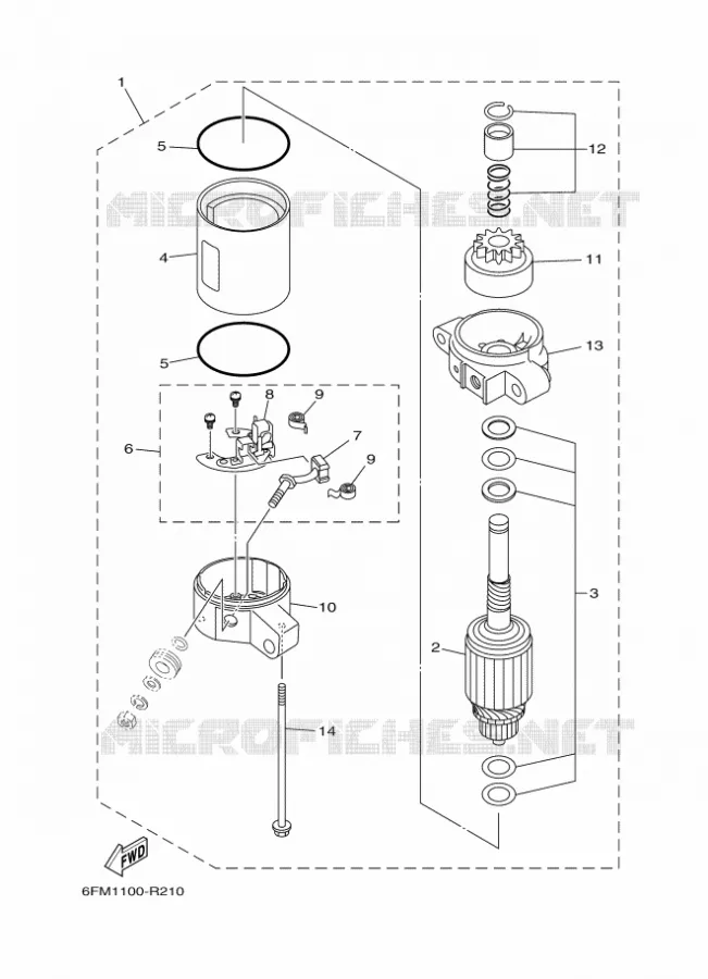 DEMARREUR Yamaha OUTBOARD ENGINES 20hp (14.7kW) 2021 F20  F20GEP