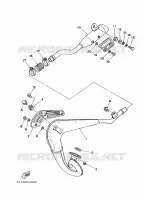 ECHAPPEMENT pour Yamaha DT 2024