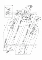 FOURCHE pour Yamaha DT 2024