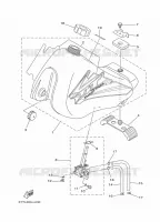 RESERVOIR A ESSENCE pour Yamaha DT 2024