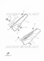 COUVERCLE LATERAL pour Yamaha DT 2024