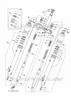 FOURCHE pour Yamaha DT 2024