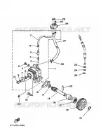 POMPE A HUILE pour Yamaha DT 2024