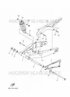 BRAS OSCILLANT / AMORTISSEUR pour Yamaha R25 2024