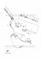 GUIDON ET CABLES pour Yamaha R25 2024