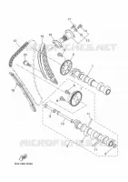 ARBRE A CAMES / CHAINE DE DISTRIBUTION pour Yamaha TRACER 2024