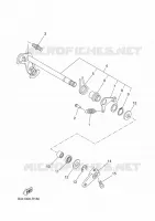 AXE DE SELECTEUR / PEDALE pour Yamaha TRACER 2024