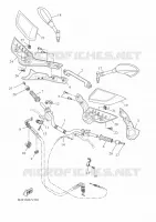 GUIDON ET CABLES pour Yamaha TRACER 2024
