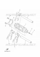 BARILLET DE SELECTION / FOURCHETTES pour Yamaha TRACER 2024