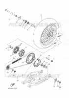 ROUE ARRIERE pour Yamaha TRACER 2024