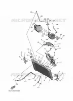 RADIATEUR / DURITES pour Yamaha TRACER 2024