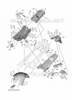 GARDE BOUE pour Yamaha TRACER 2024