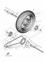 ROUE ARRIERE pour Yamaha TRACER 2024