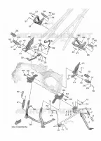 SUPPORT / REPOSE PIEDS pour Yamaha TRACER 2024