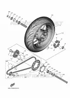ROUE ARRIERE pour Yamaha TRACER 2024
