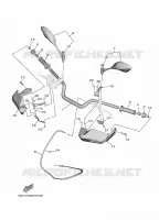 GUIDON ET CABLES pour Yamaha TRACER 2024
