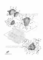 CARTER   MOTEUR 1 pour Yamaha TRACER 2024