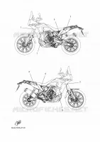 EMBLEME pour Yamaha TENERE 2024