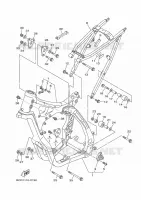 CADRE pour Yamaha YZ 2024