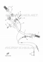 GUIDON ET CABLES pour Yamaha YZ 2024