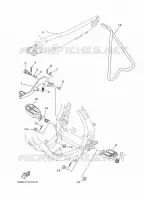 SUPPORT / REPOSE PIEDS pour Yamaha YZ 2024