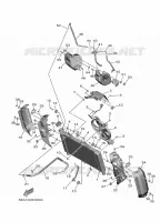 RADIATEUR / DURITES pour Yamaha XSR 2024