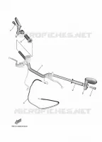 GUIDON ET CABLES pour Yamaha XSR 2024