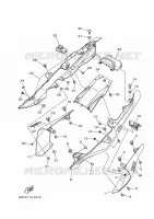 COUVERCLE LATERAL pour Yamaha MT 2024