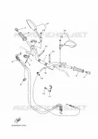 GUIDON ET CABLES pour Yamaha MT 2024