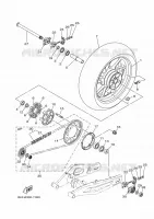 ROUE ARRIERE pour Yamaha MT 2024