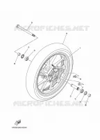 ROUE AVANT pour Yamaha MT 2024