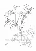BEQUILLE / REPOSE PIEDS 2 pour Yamaha MT 2024