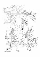 BEQUILLE / REPOSE PIEDS pour Yamaha MT 2024