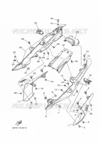 COUVERCLE LATERAL pour Yamaha MT 2024