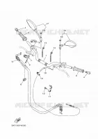 GUIDON ET CABLES pour Yamaha MT 2024