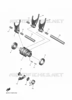 BARILLET DE SELECTION / FOURCHETTES pour Yamaha YZF 2024