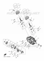 VILEBREQUIN / PISTON pour Yamaha R7 2024