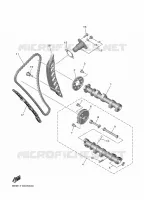 ARBRE A CAMES / CHAINE DE DISTRIBUTION pour Yamaha R7 2024